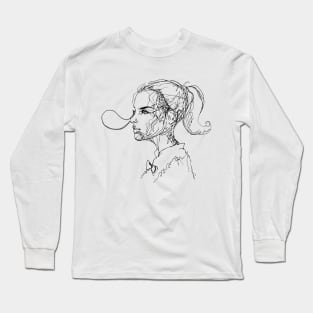 Scribble Long Sleeve T-Shirt